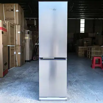 Upright Free Standing Double Door Bottom Freezer Fridge EU Standard A+ Energy Saving 230L for Home Double Door 220V 50/60HZ 1