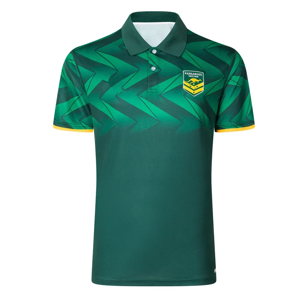 AUSTRALIAN KANGAROOS MEN'S RUGBY JERSEY TRAINING SINGLET Size:S-5XL