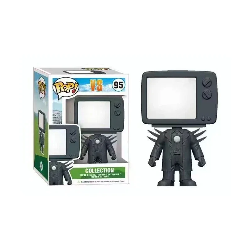 POP Skibidi Toilet Figura de acción Set Juego Muñeca Figura Juguetes Monitor Hombre Decoración de pastel Regalos de cumpleaños para niños Regalos de Navidad