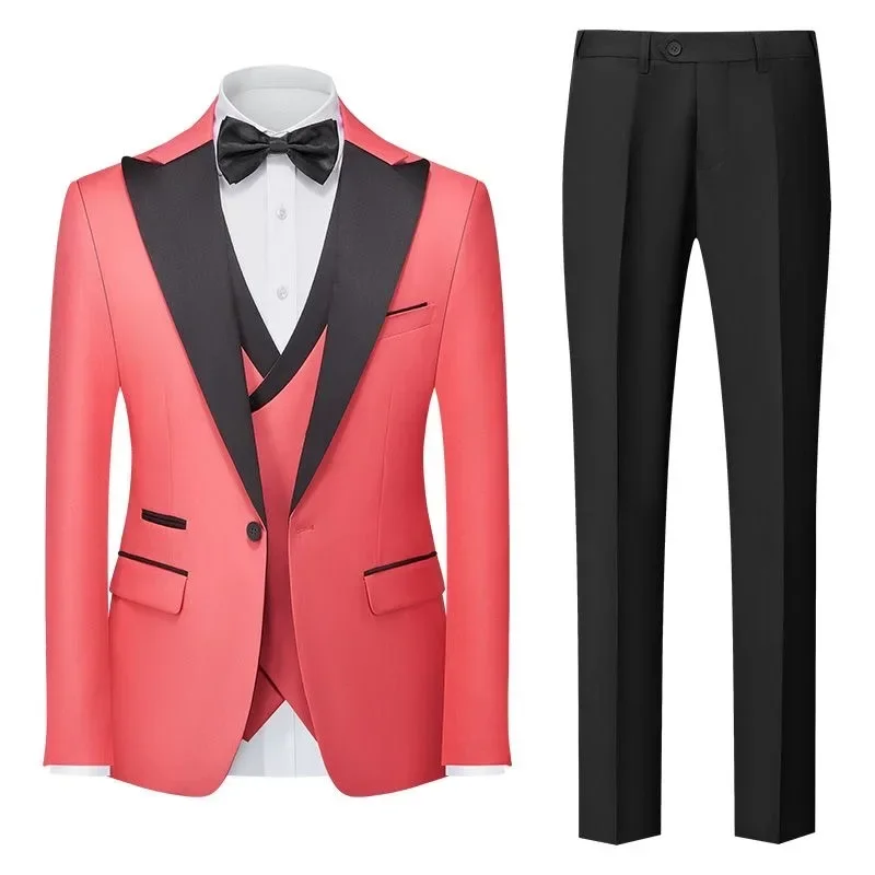

XX529Groomsman suit for men, wedding, casual, trendy and handsome