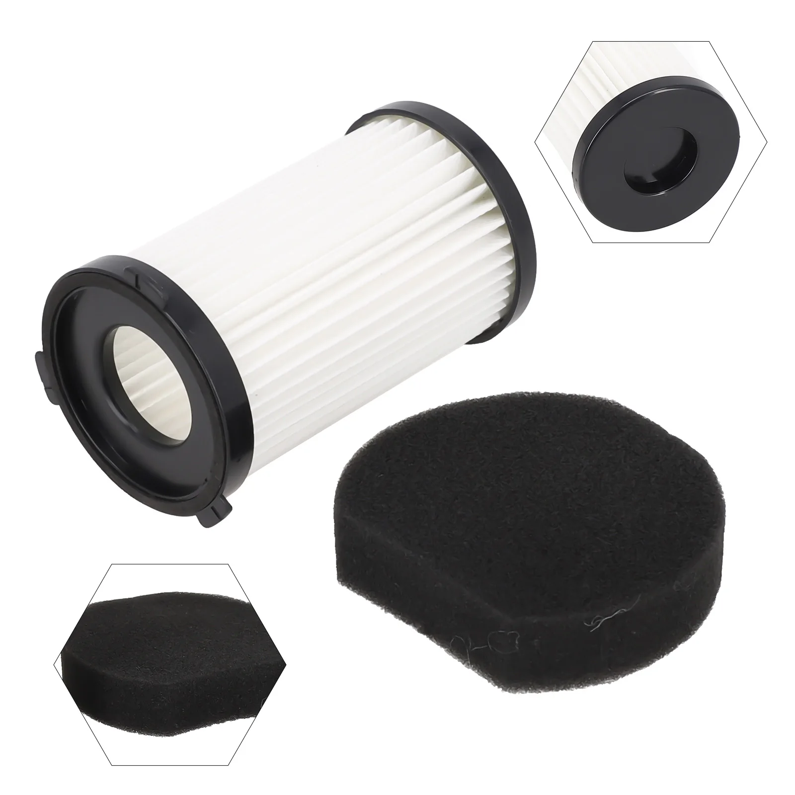 1/3pcs Washable And Reusable Filter For Akitas AK585K V8 Vacuum Cleaner Spare Parts Plastic Replacement Accessories