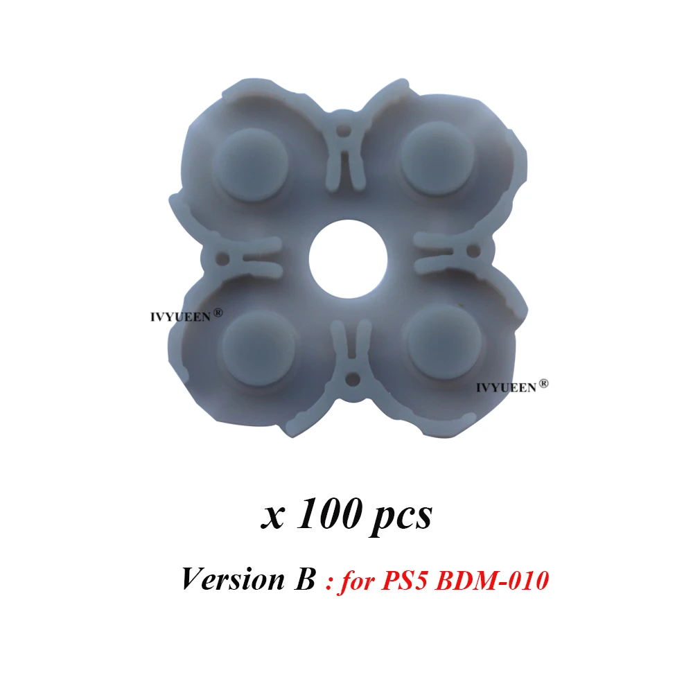 100 PCS Conductive Rubber Adhesive Pads for PlayStation Controllers