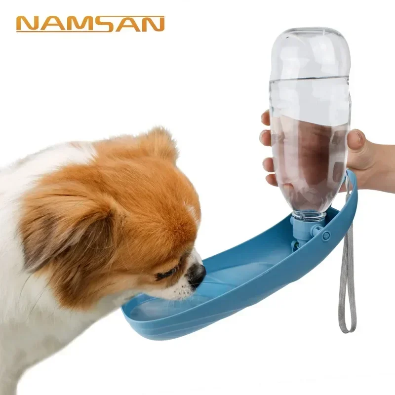 Portable Dog Water Bottle For Small Large Dogs Foldable Lightweight Drinking Bowl Outdoor Travel Walking Running Puppy Supplies 2