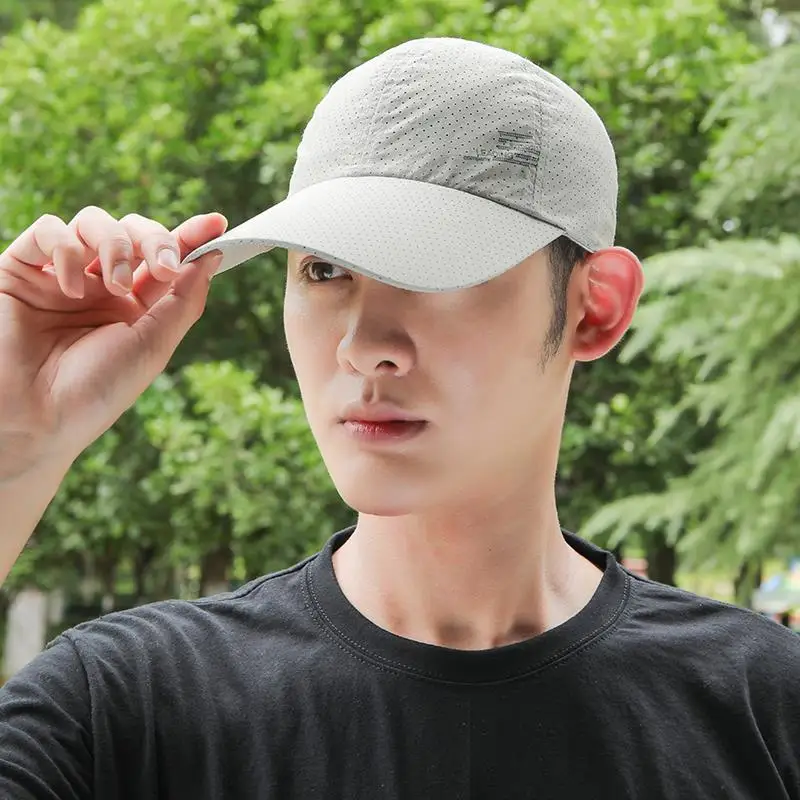 

New Quick-drying Women Men Golf Fishing Hat Summer Outdoor Sun Hat Adjustable Unisex Baseball Cap