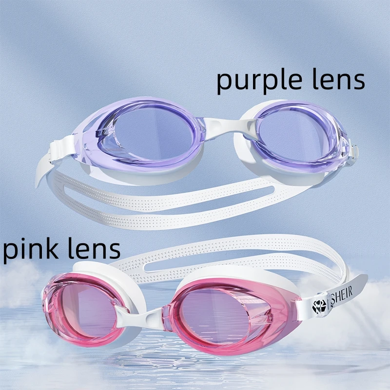 Unisex Swimming Goggles for Adults Anti Fog HD Waterproof Silicone Professional Swim Goggles for Men Women