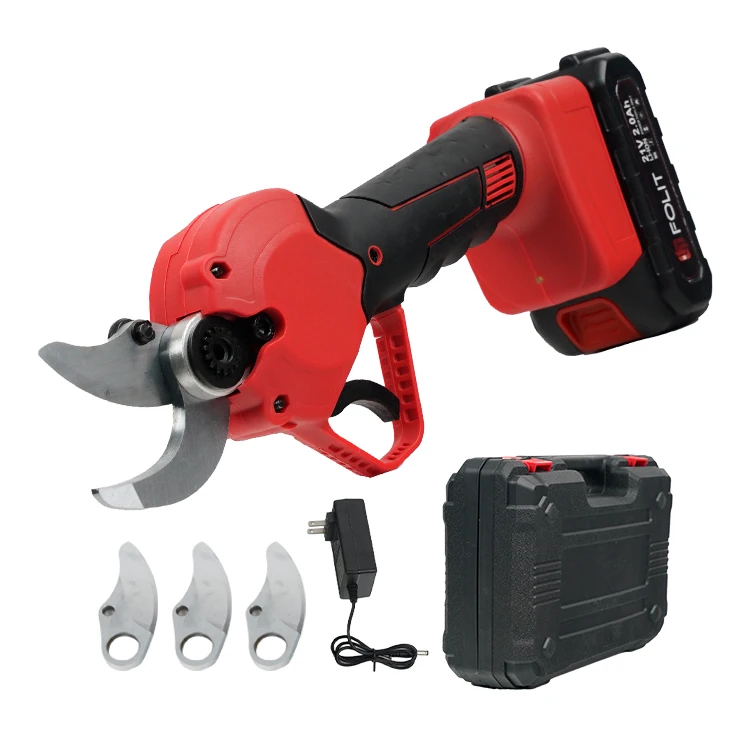 Electric Pruning Battery Powered Tree Branch Pruner With 2 PCS Lithium Battery 30mm (1.2inch) Cutting Diameter Electric Pruning