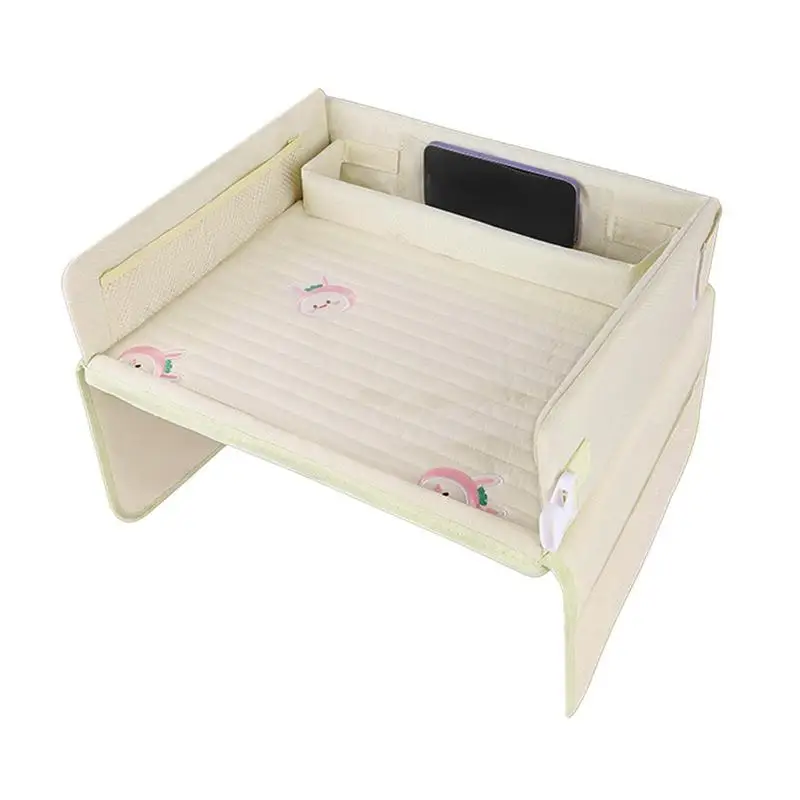 

Car Table For Kids Waterproof Foldable Multiple Pockets Car Table Lightweight Table For Road Trip Activities Stain Resistant