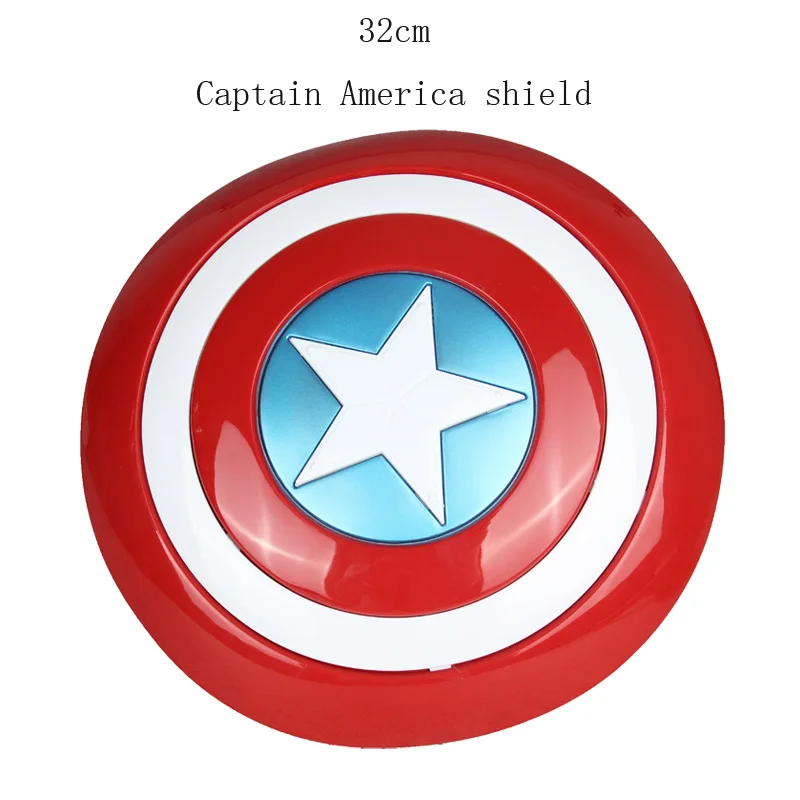 Figuras de acción de Capitán América de 32 cm con escudo y martillo de Thor de 28 cm, juguetes para niños, accesorio de cosplay de Halloween