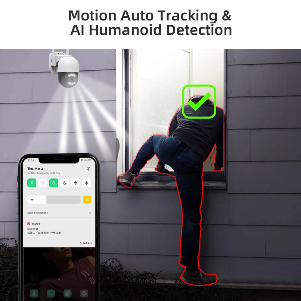 4K ǿ  WiFi  IP ī޶ 8  PTZ  ONVIF ī޶   ÷ ߰  AI ΰ 