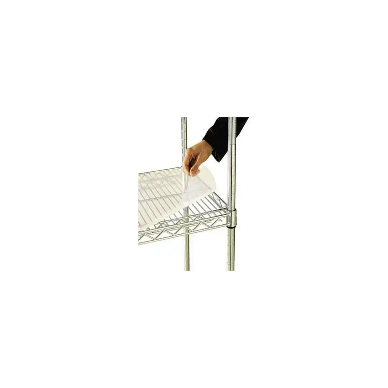 

Shelf Liners For Wire Shelving, 48w x 18d, Clear Plastic, 4/Pack