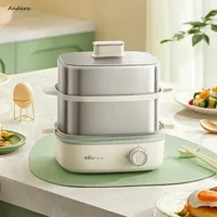 Household Automatic Power Off Steamed Egg Machine - Square Timer, Small Steamer, Egg Cooker, Your Perfect Breakfast Machine 2