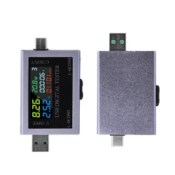 Multi - Function USB - C Voltage & Current Power Meter Tester (USB with Type - C)
