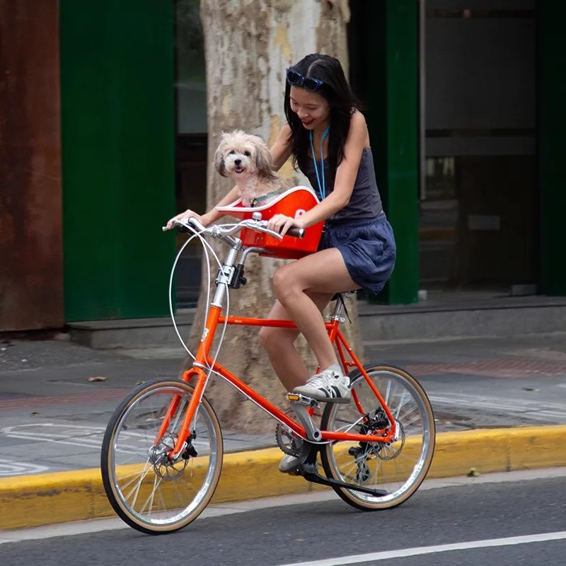 Mountain Bike Dog Front Seat Car Kennel Portable Accessories for Pets Going Out Products Journey Dog/Cat Rack Bag Bicycle Seat