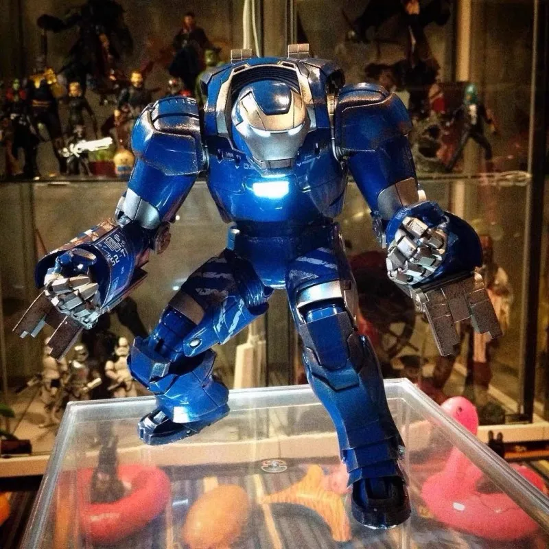 Originale Comicave Iron Man Oman Mk38 Lega Di Metallo Mk40 Mk25 Mk26 Mk33 Mk42 Mk43 1/12 Led Marvel Legends Model Action New Figure