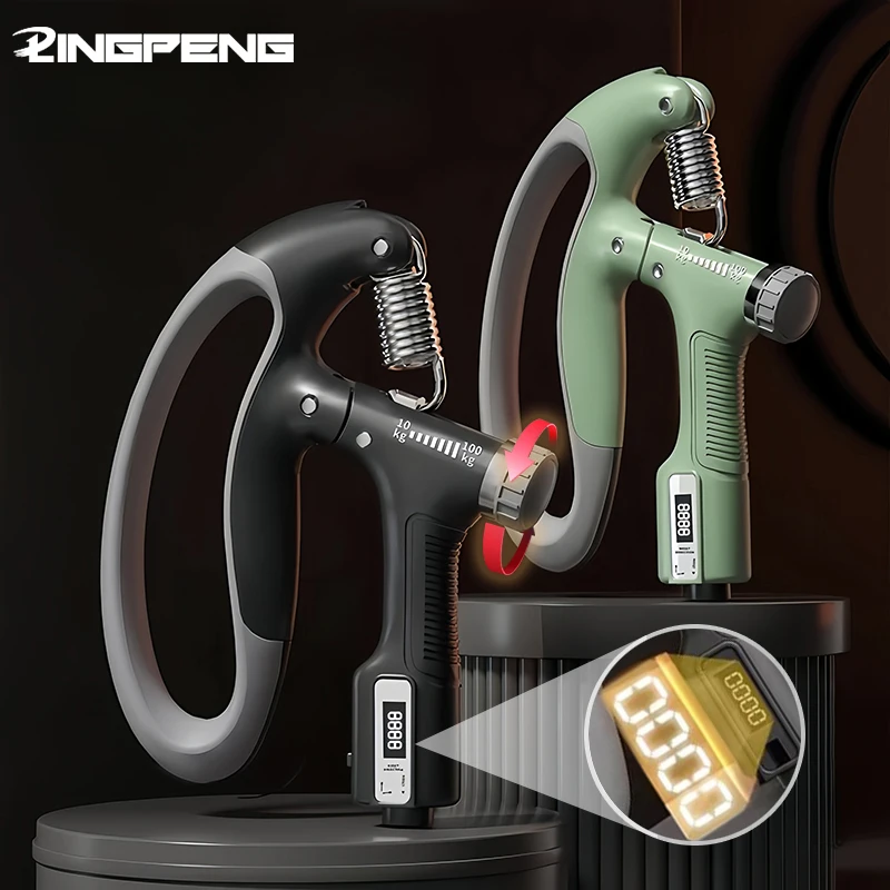 Grip Strength Device Male Professional Hand Training Adjustable 10-100kg Arm Strength Device Strength Training Device Female