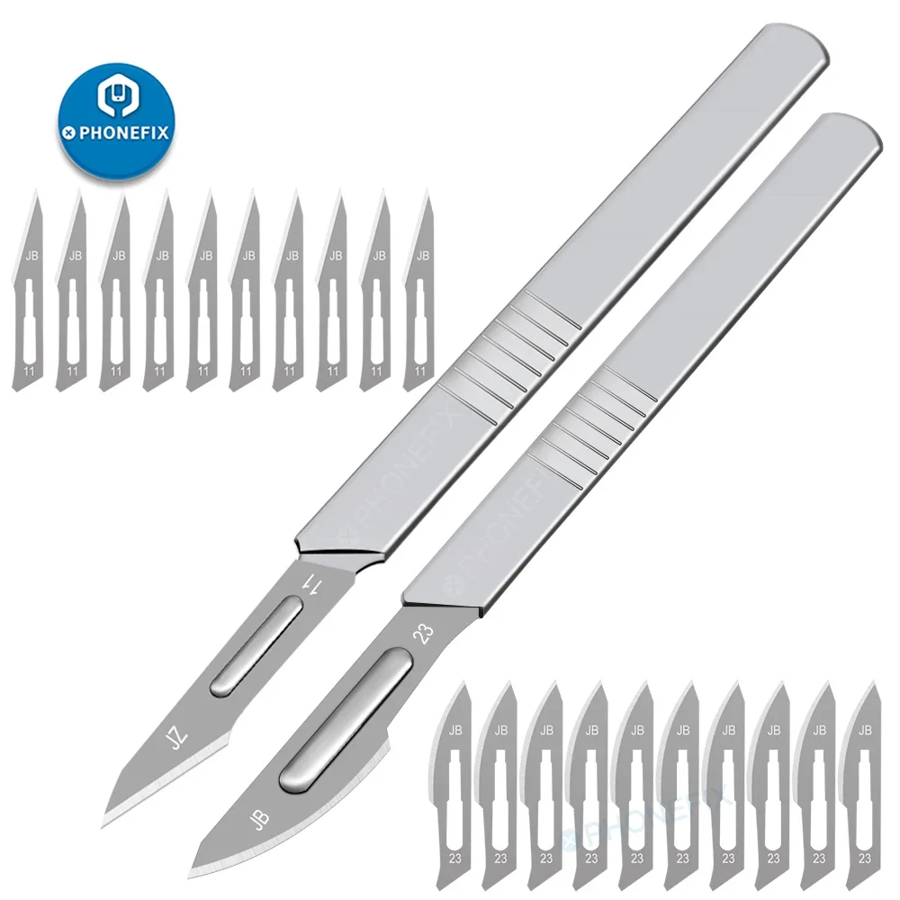 

Лезвия ножей Mijing KC8 для удаления клея с рукояткой Скальпель для материнской платы IC чип для ремонта печатных плат