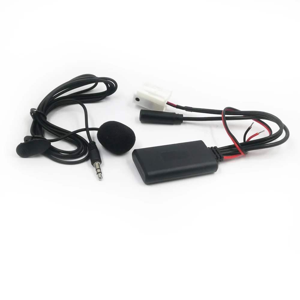 Adaptateur de musique Bluetooth Tech pour voiture, AUX-in Audio MP3, connecteur 12 broches, microphone mains libres pour KIT COMPANY 4, modèle radio