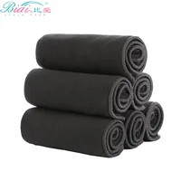 BIAI 1pc/3pcs/5pcs Five-layer Washable Bamboo Charcoal Diaper Resuable Adult Insert Diaper Durable Breathable Old Man of Diapers 1