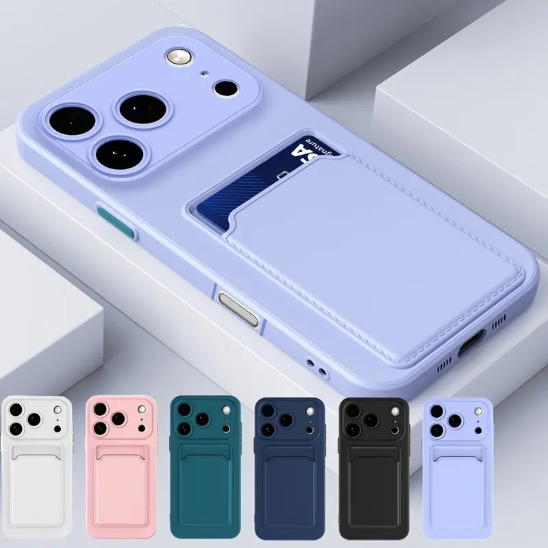 รูปสินค้า เคสใส่บัตรกันกระแทก สำหรับ iPhone 17 Pro Max