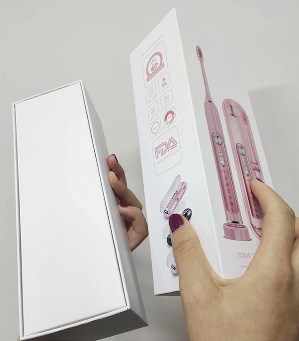 para Adultos Crianças Smart Timer Escova de