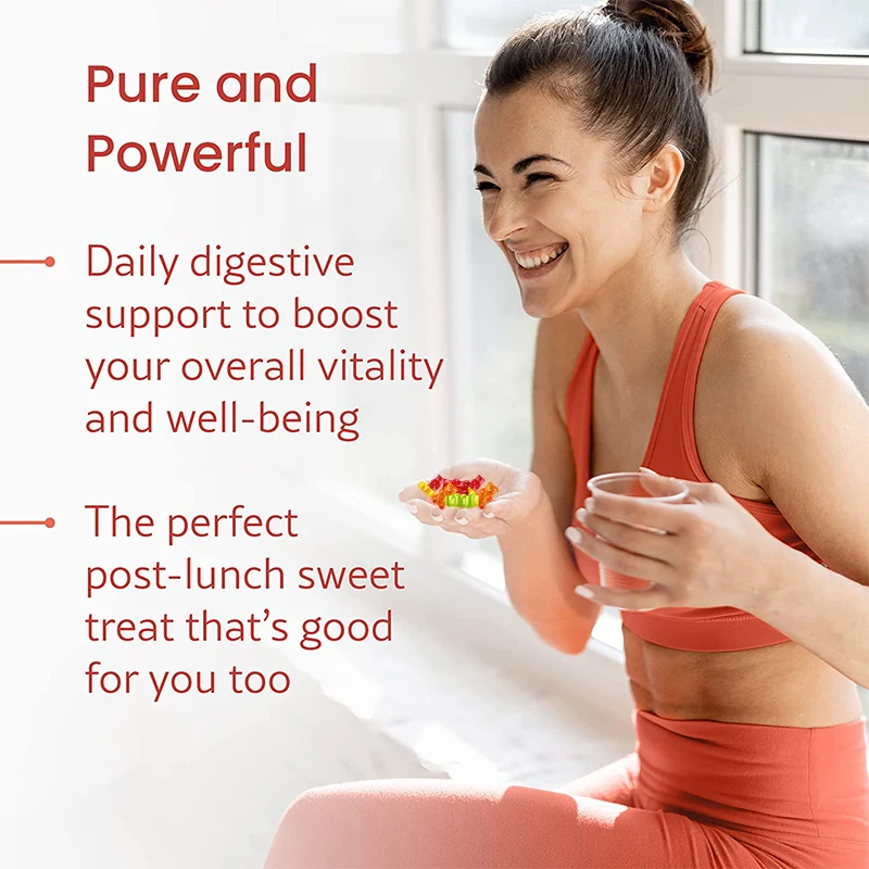 Pure ACV Apple Cider Vinegar Gummies Accelerate Weight Loss Whiten Skin Support Natural Digestion