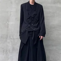 Double multi-button deconstructed design tailored suit original custom size jacket 1