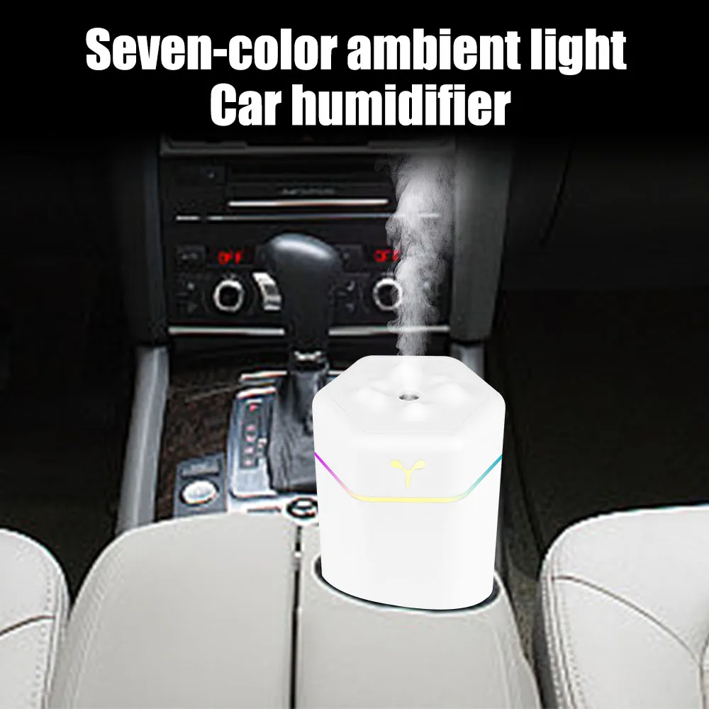 Electric Air Humidifier Portable Cool Mist Sprayer USB Aroma Diffuser Purifier For Home Car with Colorful Night Light