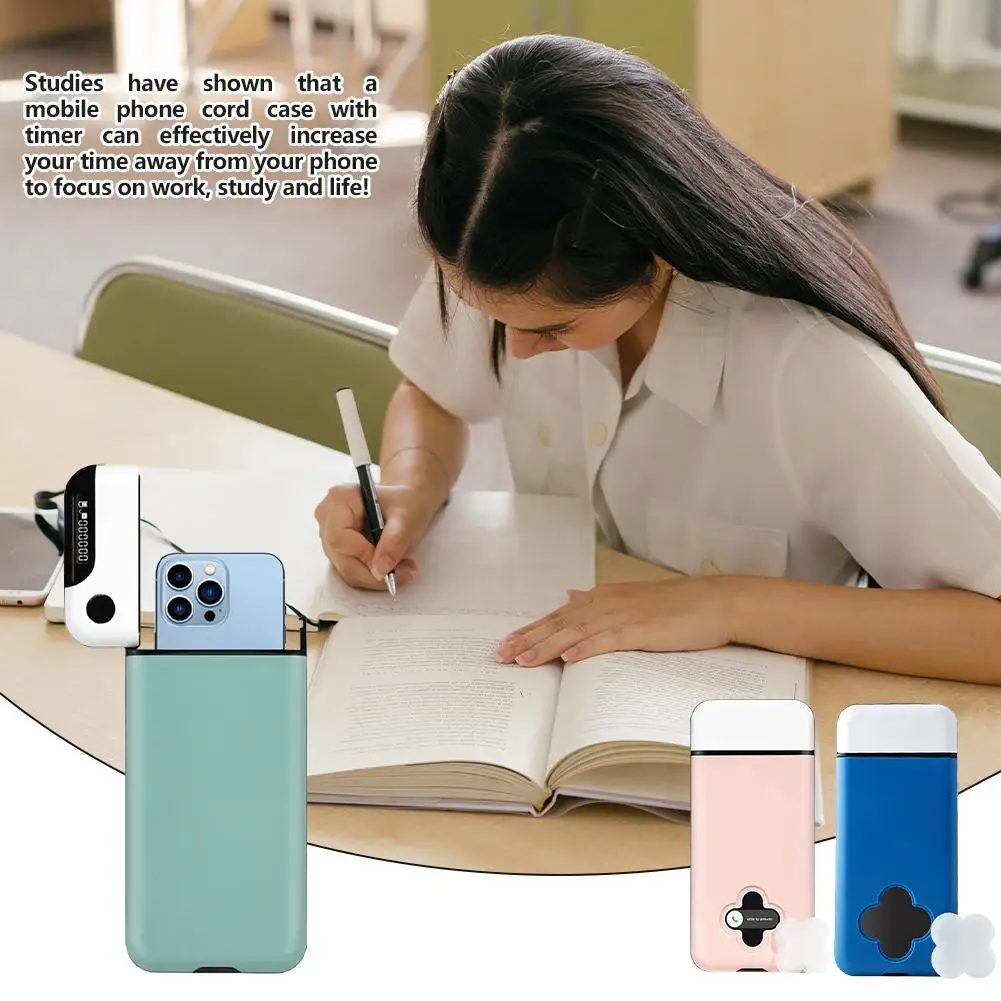 Digital Timer-Controlled Phone Lock Box for Enhanced Focus and Self-Discipline