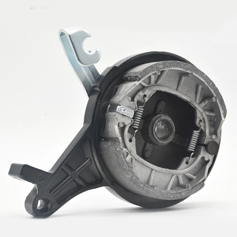 Electric Bike Rear Brake Drum Lock-Up Brakes Pads Motorcycle Brake Levers