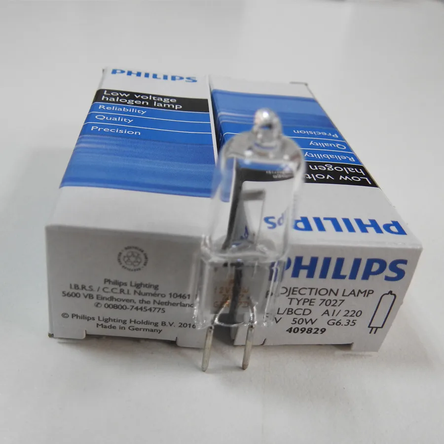 Microbio Cliente marco PHILIPS lámpara de hendidura para microscopio, bombilla halógena de  tungsteno, Philips TYPE7027, 12V50W, G6.35, 409829|Accesorios para  herramientas eléctricas| - AliExpress