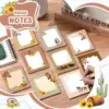 9 Pads Sticky Notes 3.15 x 3.94 Inches Cute Self Sticky Note Pads Colored Adhesive Notepad for Memo Reminder Journal Studying 4