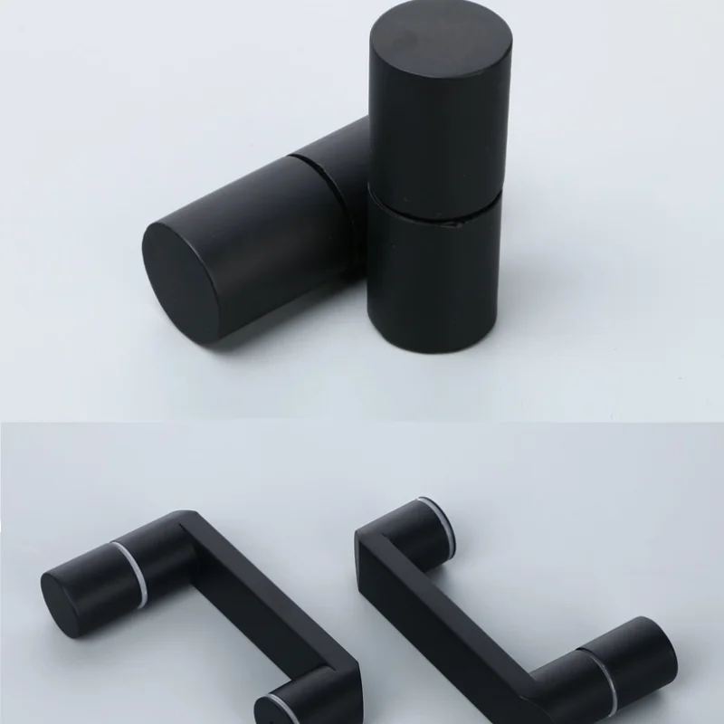 Glass Door Handle Sliding Door Matte Black Bathroom Glass Door Handles