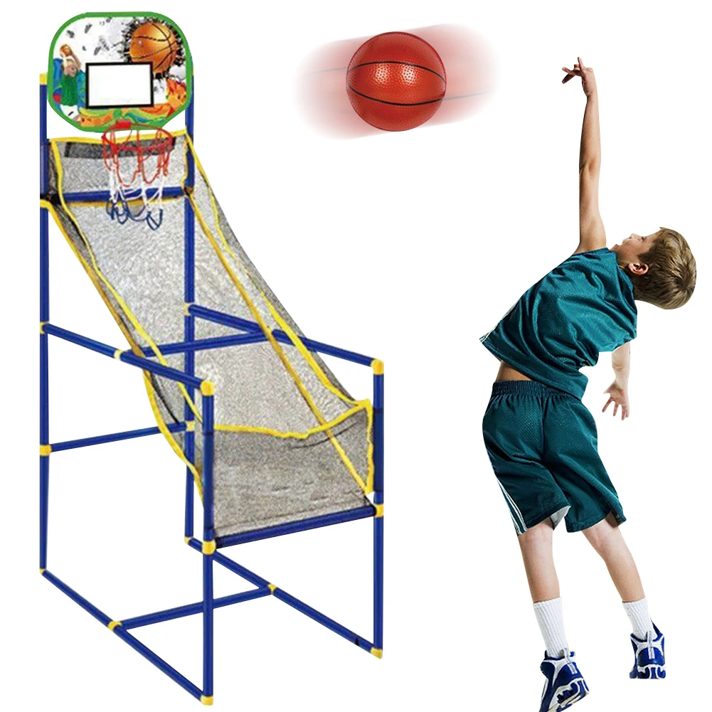Kids Basketball Hoop Game Basketball Hoop with Pump Indoor Basketball Hoop Sports Playset Basketball Training Toy for Xmas Gift