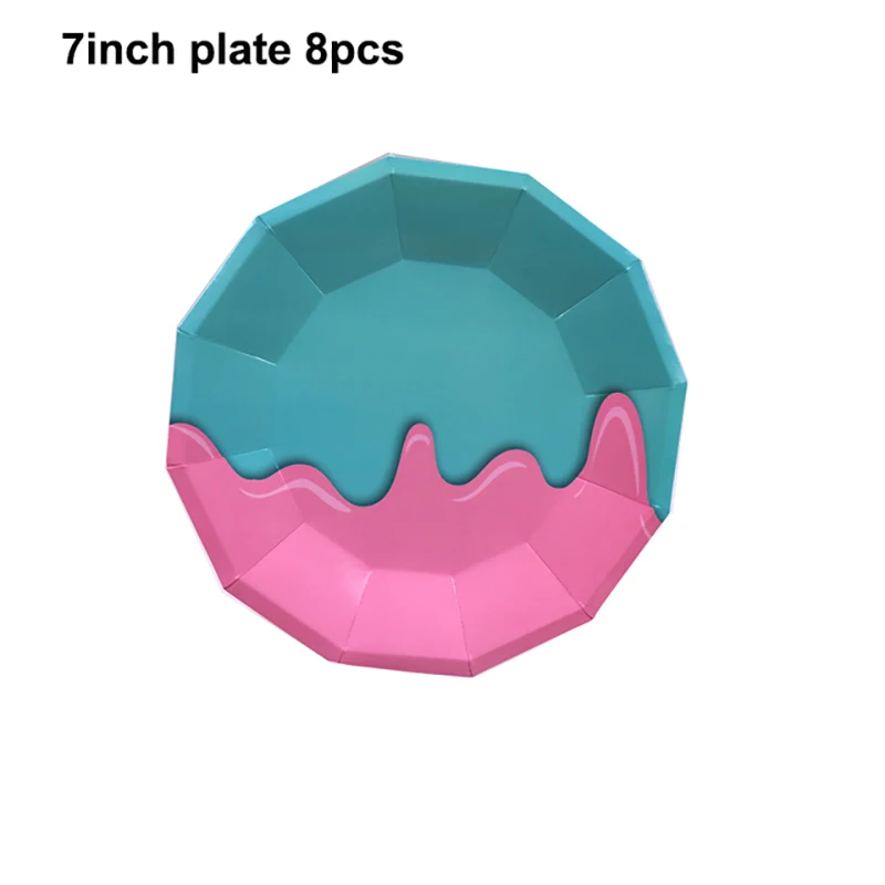 8pcs 7inch plate