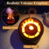 "High-capacity Air Humidifier with Essential Oil Diffuser & Realistic Flame Effects - Perfect for Bedroom Use" 5