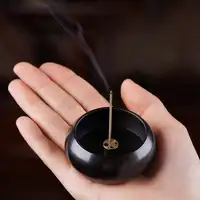 Multi-Purpose Wooden Incense Burner Functional Incense Stick Holder for Meditation Room, Prayer Space, and Living Area - Image 5