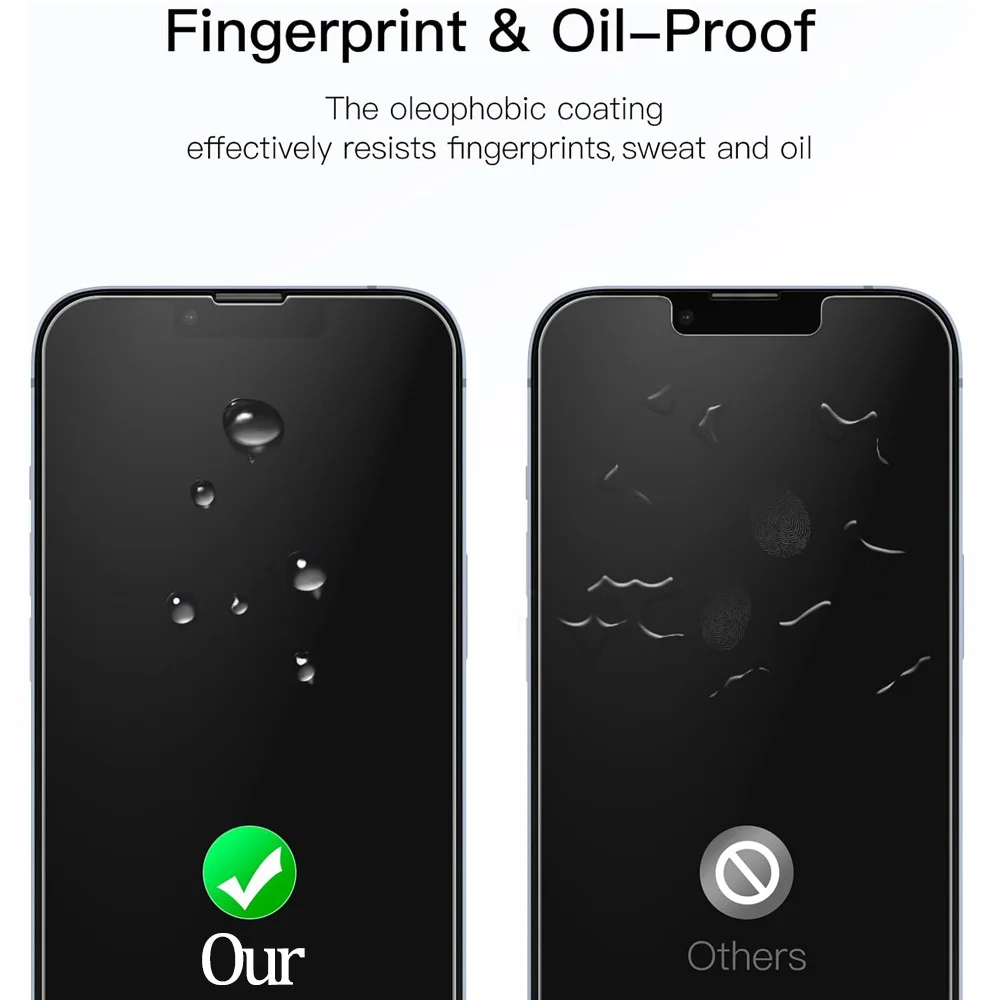 3PCS Tempered Glass For iPhone 13 14 15 Pro Max Screen Protector For iPhone 11 12 Pro protector pantalla iphone 13 Phone Film