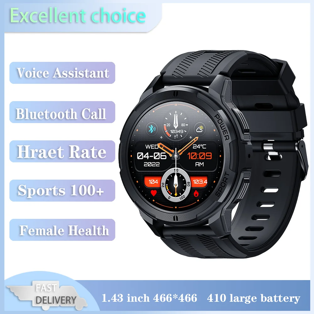 

Xiaomi Mijia Sport Fitness Smart Watch Men Waterproof Bluetooth Call Voice Assistant Heart Rate Monitor Women Electronic Watches