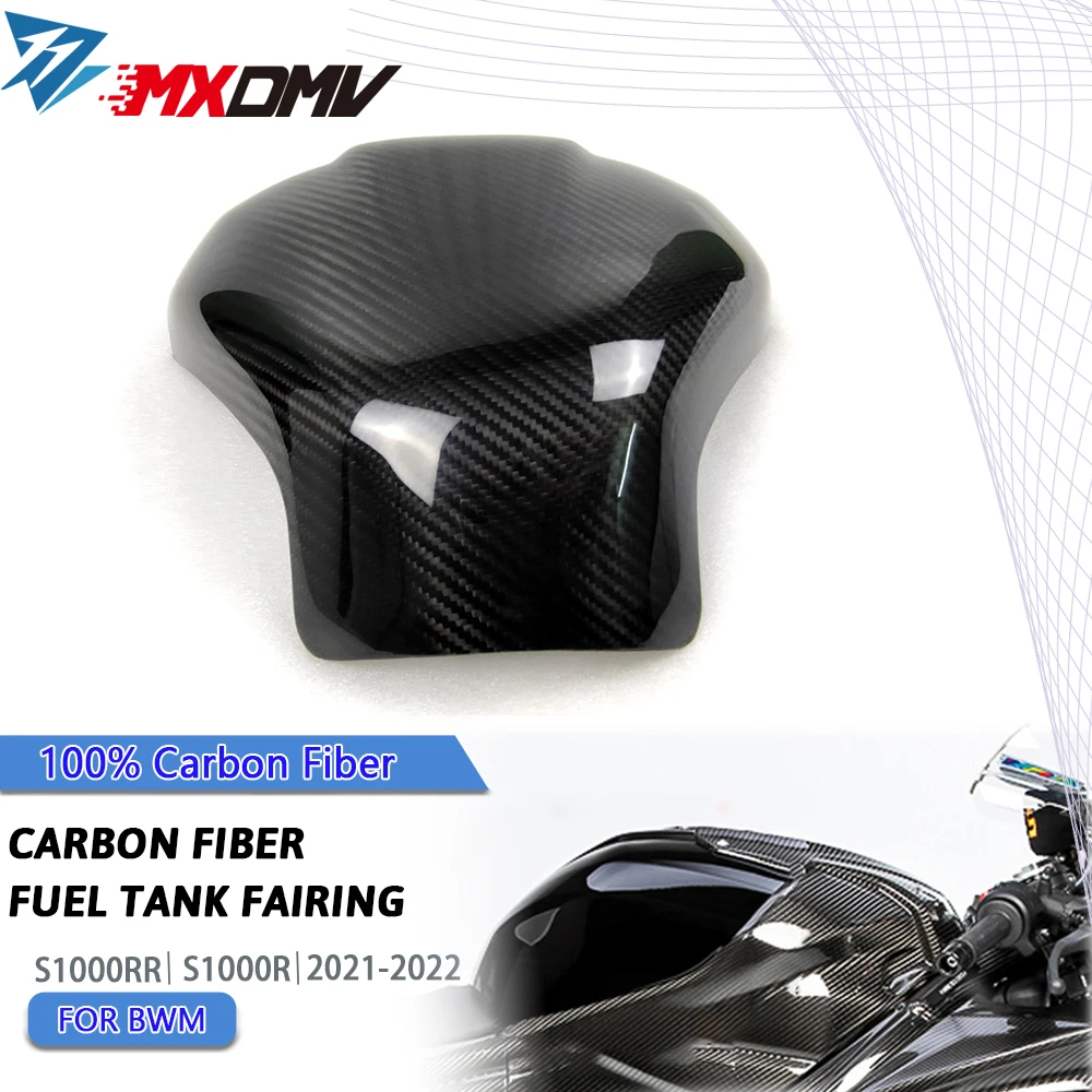 

3K 3*3 Carbon Fiber Tank Cover Shell Frame Spare Parts For BMW S1000RR 2019-2022 Modified Accessories Fairing