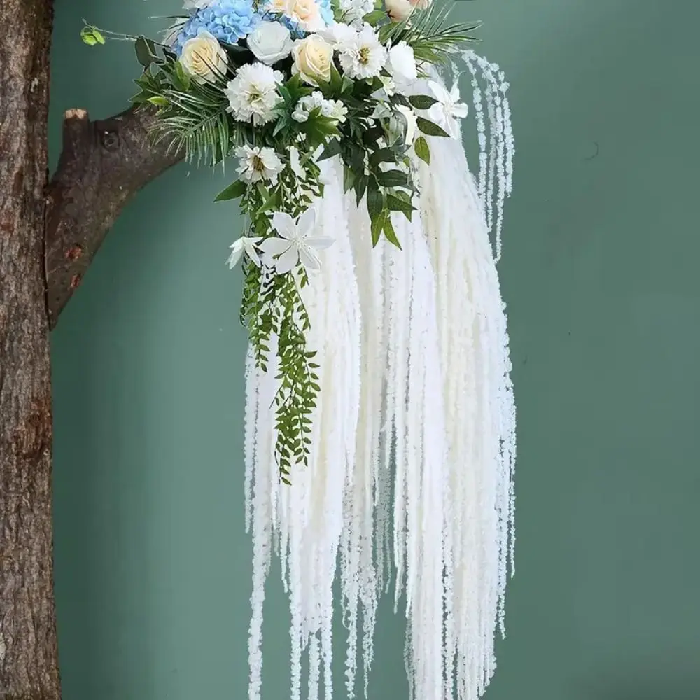 Schönes Geschenk, mehrfarbig, Amaranthus, künstliche Hängepflanze, Garn, Ornament, hängende lange Quaste, Blume, Foto-Requisiten, Zubehör – Detail 4