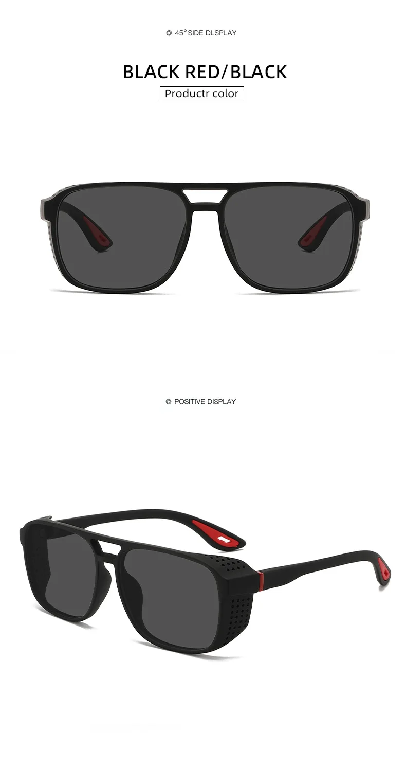 Professionelle Sport-Sonnenbrille, polarisierte Schutzbrille, geeignet für Outdoor-Enthusiasten, die Fahrräder fahren und UV400 laufen – Detail 6