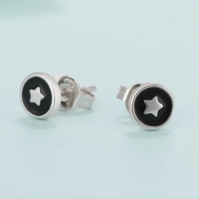 925 Sterling Silver Earrings For Women Original Charm Double Hoop Earrings Pave CZ Fine Engagement Anniversary Jewelry E557 2
