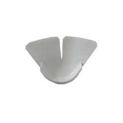 Silicone Blackout Light Blocking Immersion Nose Rest - Durable VR Nose Bridge Cover and Protective Pad (White)
