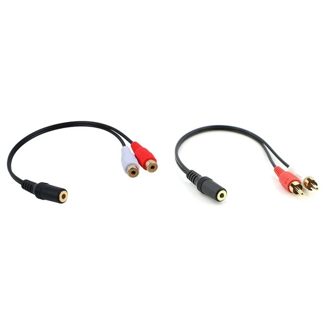 Audio Cable AUX Adapter, 3.5 mm Male to Stereo RCA Male, CU, Electronic  accessories wholesaler with top brands