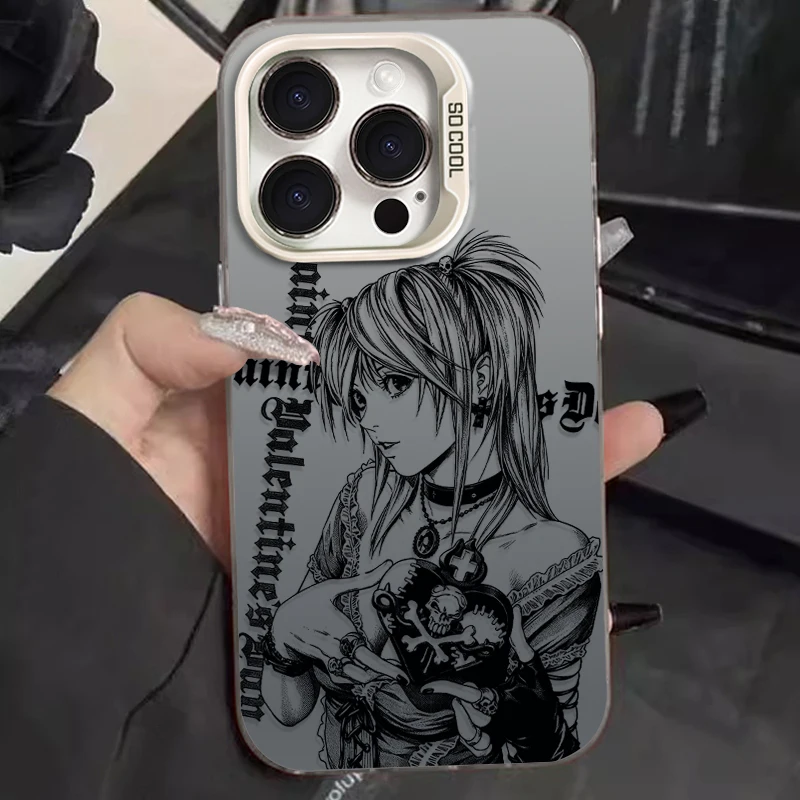 Gothic Style Death Note L & Misa Phone Case Cover