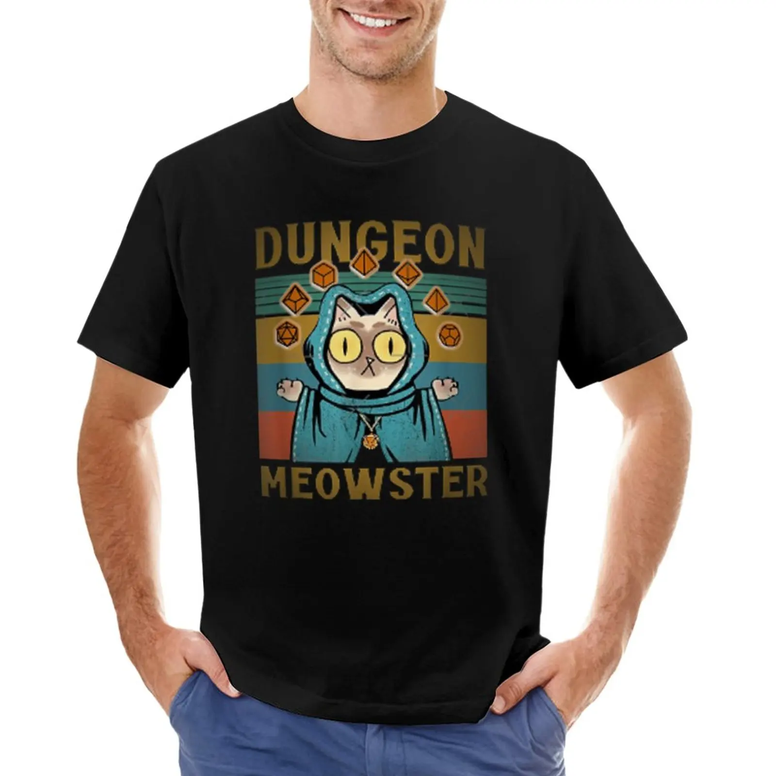 

Dungeon Meowster T-shirts T-Shirt plain t-shirt plus size t shirts new edition t shirt t shirts for men cotton