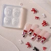 1PC Bowknot Silicone Molds for Nail Charms Bow Carving Mould for Nail Art Decoration 3D Silicone Nails Accessories DIY Manicure 3