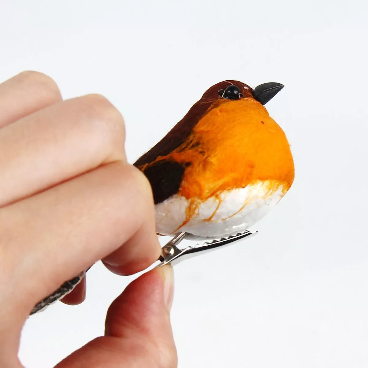 HERCHR 2 Vögel Aus Harz Als Deko – Realistische Rotkehlchen Für Garten & Wohnung