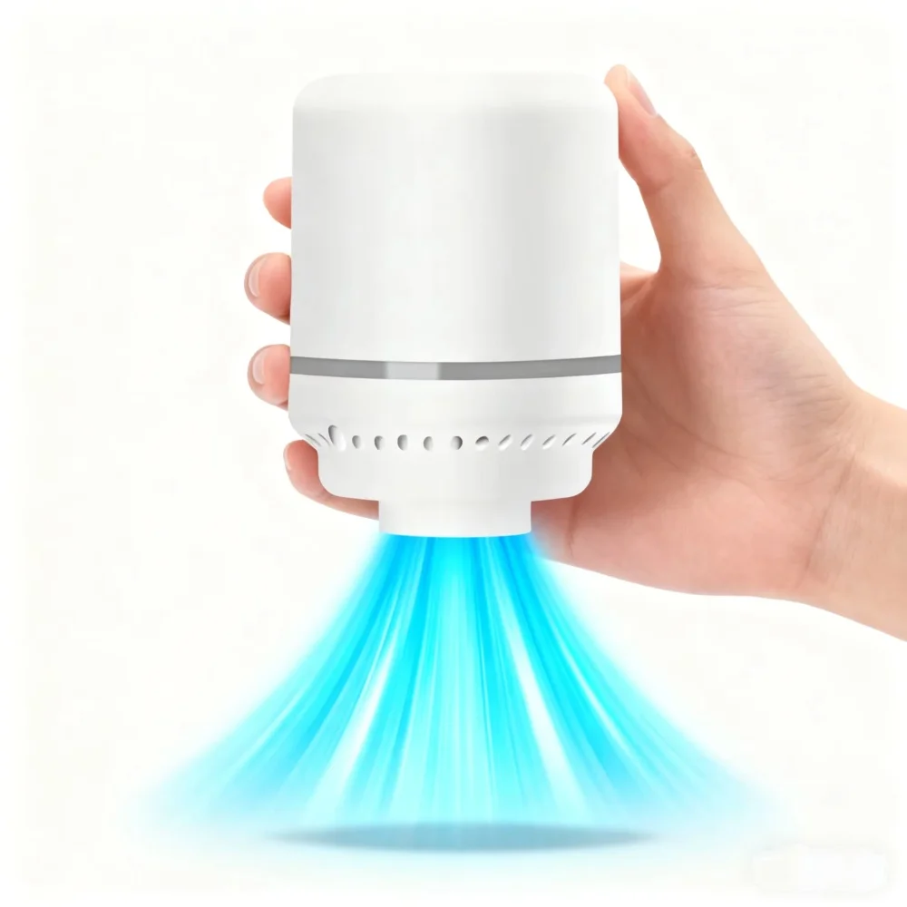 Compact Electric Air Pump for Compression Storage and Travel