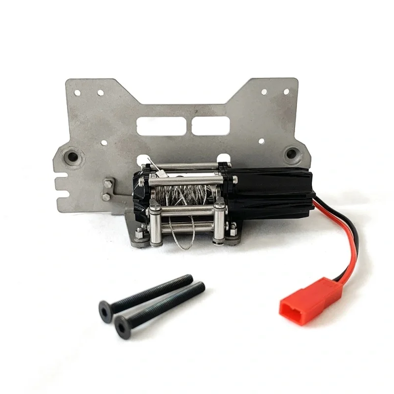 Electric Car Coupler Winch for 1/14 Tamiya RC Truck Scania 770s Volvo Benz Man King Hauler Trailer Tractor LESU Tamiya Parts 2